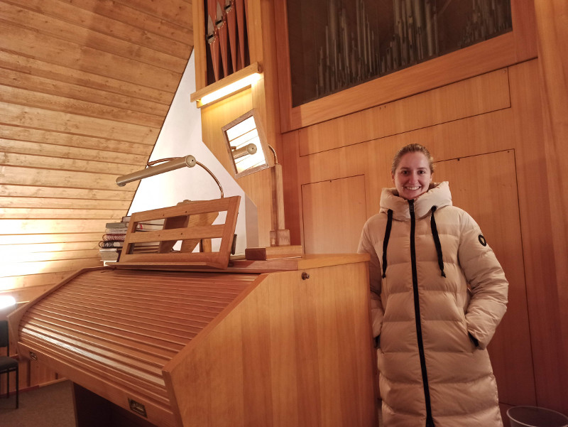 Neues Gesicht an der Orgel